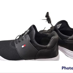 👟NIB New Tags Tommy Hilfiger Size 8.5 Women's Black Athletic Shoes / Sneakers👟
